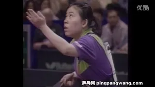 Deng Yaping Long Pips Attack Analysis/Instructional 邓亚萍横拍长胶快攻乒乓球教学视频