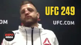 Calvin Kattar talks KO of Jeremy Stephens while looking at his broken nose | UFC 249 | ESPN MMA