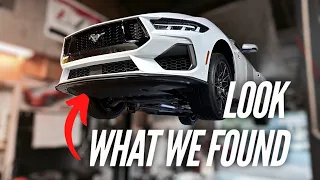 WHAT WE FOUND UNDER MY NEW 2024 MUSTANG GT s650 WAS SHOCKING... 😳