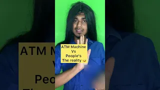 ATM Machine Vs People 😂😂 The reality 🤣🔥 #yukesh #yukeshgroups #trendingshorts #trend #atm #shorts