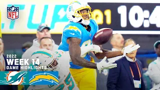 Miami Dolphins vs. Los Angeles Chargers | 2022 Week 14 Game Highlights