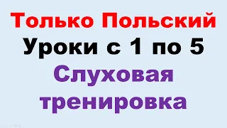 Курс А2 уроки с 1 по 5. Только на польском. Тренировка восприятия на слух.