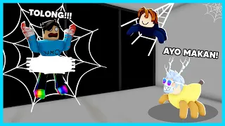 SEREM! Aku Berubah Jadi Laba Laba Dan Makan Manusia!- Be A Spider (Roblox)