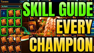 Skill Up Guide for Every Champion I Raid Shadow Legends