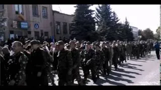 Парад в Перевальске    День освобождения Донбасса от нем захватчиков
