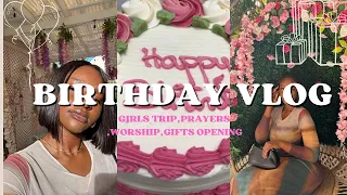 BIRTHDAY VLOG: It's My Birthday! , Girls trip, Beach date, Prayers ,Gifts unboxing.#explore