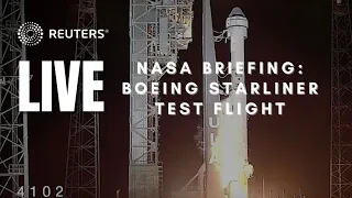 LIVE: NASA gives a briefing ahead of Boeing uncrewed Starliner test flight