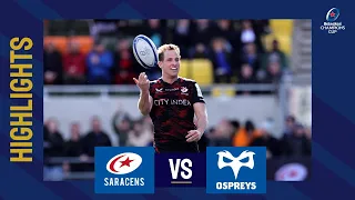 Highlights - Saracens v Ospreys Round of 16│Heineken Champions Cup 2022/23