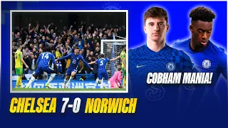CHELSEA 7-0 NORWICH | Cobham Mania! MOUNT HAT TRICK! JAMES, CHO & Chilwell All Score!