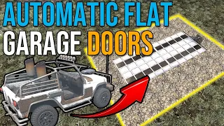 Automatic Flat Garage Door Base Entry ! | V2 | Alpha 21 | TUTORIAL | 7 Days to Die