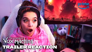 Streamers React to The Legend of Vox Machina Season 2 Trailer | Prime Video