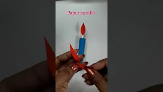 Diwali Decoration Ideas♥️Diy Paper Candle ♥️#papercraft #Diy #Shorts #Viralshorts