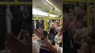 Israelis on bus start singing "Yerushalayim shel Zahav" on Jerusalem Day