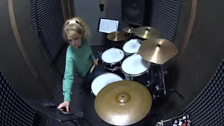 Sofya Tsybizova - Secretly (drum cover)