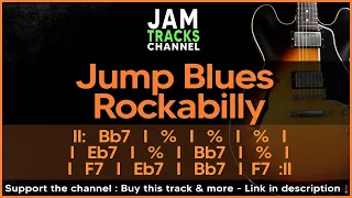 Jump Blues  Rockabilly  Fast Shuffle  Guitar Backing track in Bb