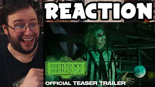 Gor's "BEETLEJUICE BEETLEJUICE" Teaser Trailer REACTION (LET'S GO!!!)