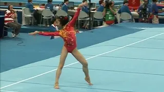 Jiang Yuyuan (CHN) Floor Team Finals 2008 Beijing Olympic Games