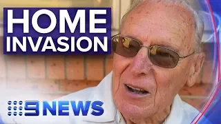 87-year-old grandpa robbed in his own home | Nine News Australia