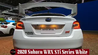 2020 Subaru WRX STi Series White Exterior - 2019 LA Auto Show