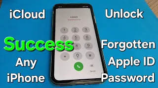 iCloud Unlock with Forgotten Apple ID and Password Any iPhone 6,7,8,X,11,12,13,14,15 Any iOS✔️