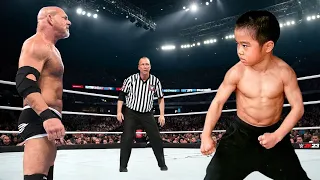 WWE 2K23 - Goldberg vs Baby Bruce Lee - FULL MATCH | WWE Feb 24, 2024