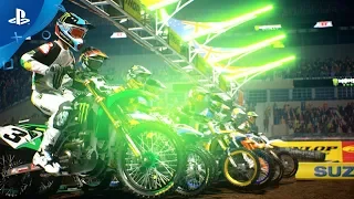 Monster Energy Supercross - The Official Videogame 2 - Announcement Trailer | PS4