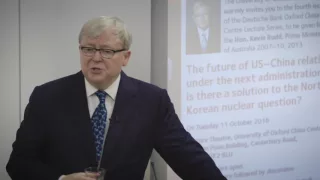 Kevin Rudd on the future of US-China relations