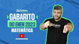 Gabarito ENEM 2023 Matemática - 45 Questões Resolvidas!