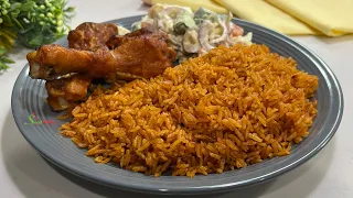 Let’s Cook A Big Pot Of Jollof Rice & The Juiciest Baked Chicken Recipe Using Our All Purpose Stew