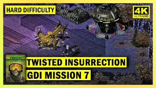 C&C TWISTED INSURRECTION - GDI MISSION 7 DEEP BLUE - HARD DIFFICULTY - 4K