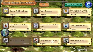 [DFFOO Update Ver. 1.9.0] Panel Missions: Tutorial Missions (Intermediate)