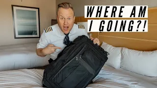 ONE WEEK AS A RESERVE AIRLINE PILOT / how I pack