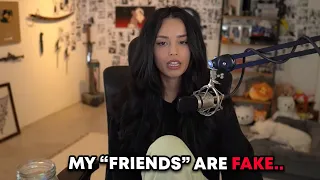 Valkyrae talks about her friends backstabbing her and gets emotional