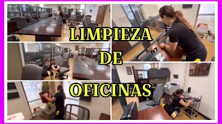 ‼️NOS SALIERON UNAS OFICINAS MÁS‼️LOS DUEÑOS NOS TRATAN SÚPER BIEN ✅limpiar oficinas es más que solo