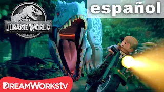 ¡El Escape de Indominus! | LEGO JURASSIC WORLD