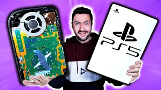 I open the PlayStation 5! (amazing the interior of the PS5)