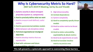 SARR:  A Cybersecurity Metrics and Quantification Framework