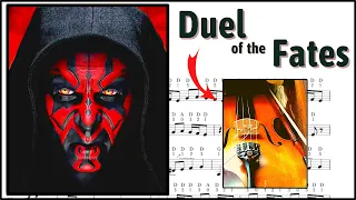 Duel Of The Fates - Violin Play Along Sheet Music