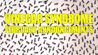 Vinegar Syndromes February Announcements | Blu-ray | VSA | VSL | Deaf Crocodile