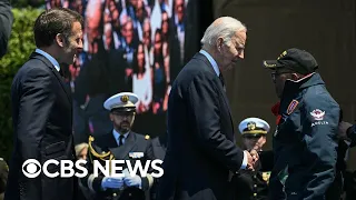 Biden, Macron honor D-Day veterans 80 years after operation