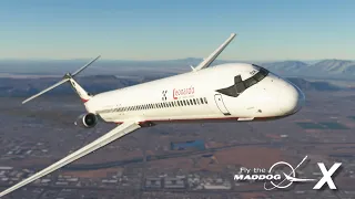 Leonardo Maddog X MD-80 in Microsoft Flight Simulator! | Real 737 Pilot LIVE | Pre-Release Flight!