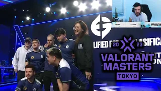 Tarik Reacts to EG Qualifying to VCT Masters Tokyo After Destroying CLOUD9...