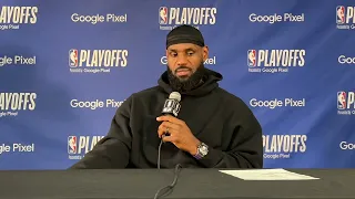 LeBron James exit interview after Game 5 elimination to Denver