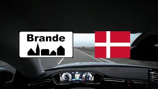 PEUGEOT 508 sedan｜POV driving｜Brande/Billund Denmark