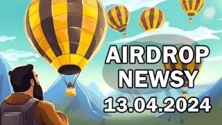 Airdrop newsy 13.04.2024 - darmowe krypto tokeny i akcje