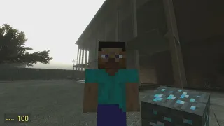 Minecraft Steve in Garry's Mod