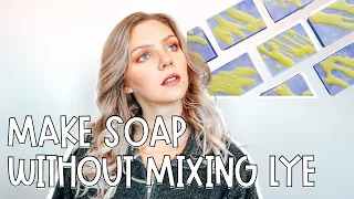 HOW TO MAKE SOAP WITHOUT MIXING LYE | why i don't mix lye to make soap