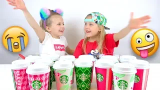 Не выбери STARBUCKS кофе слайм челлендж! Старбакс клей