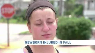 Newborn baby dropped by nurse, skull fractured