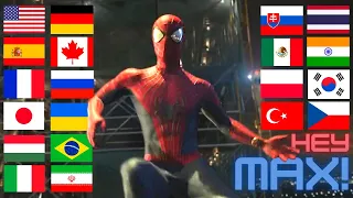 "Hey Max! I missed you man" in Different Languages | Spider-Man: No Way Home | Andrew Garfield